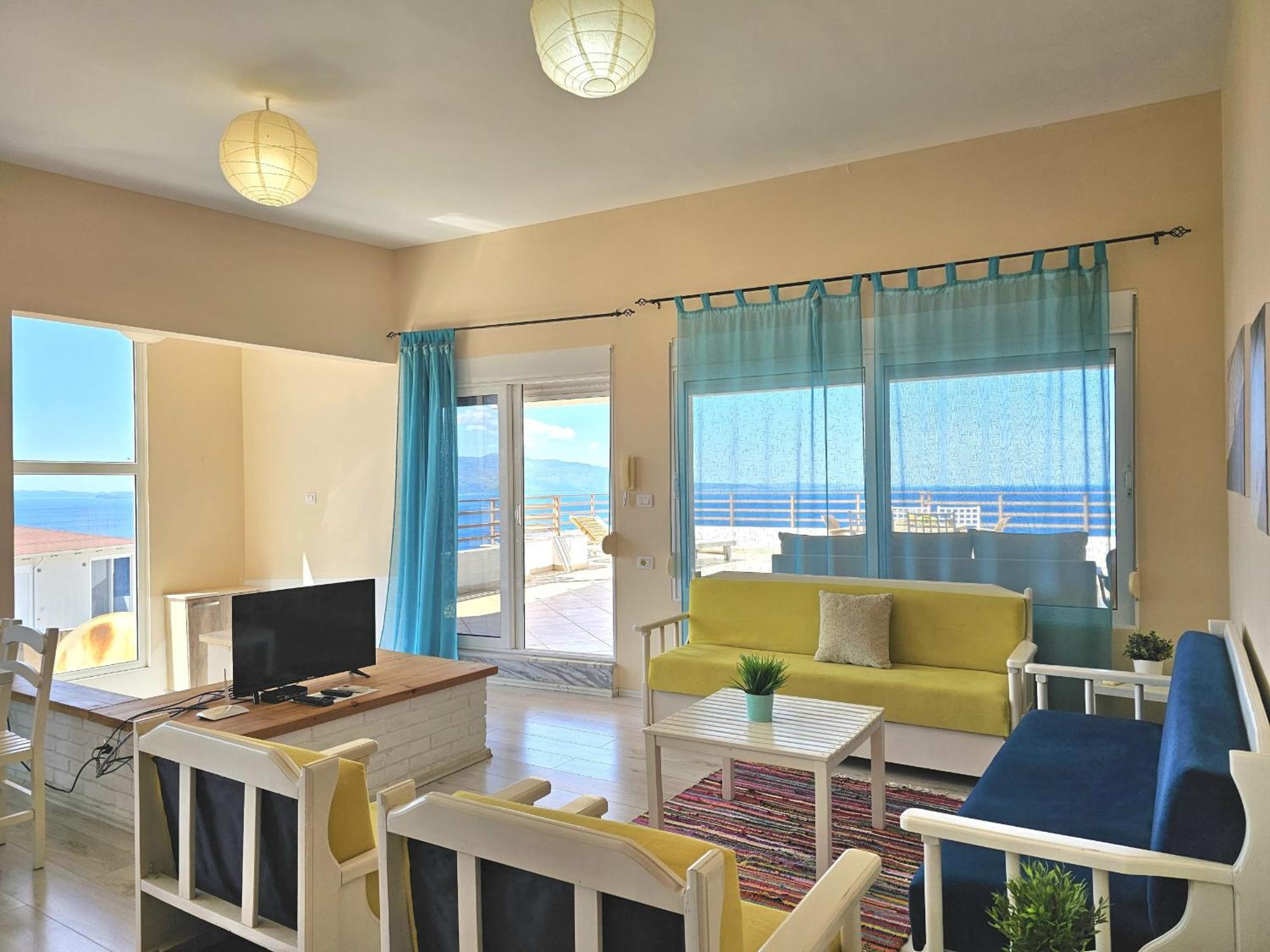 Sunset Penthouse Apartment Sarande Exterior photo