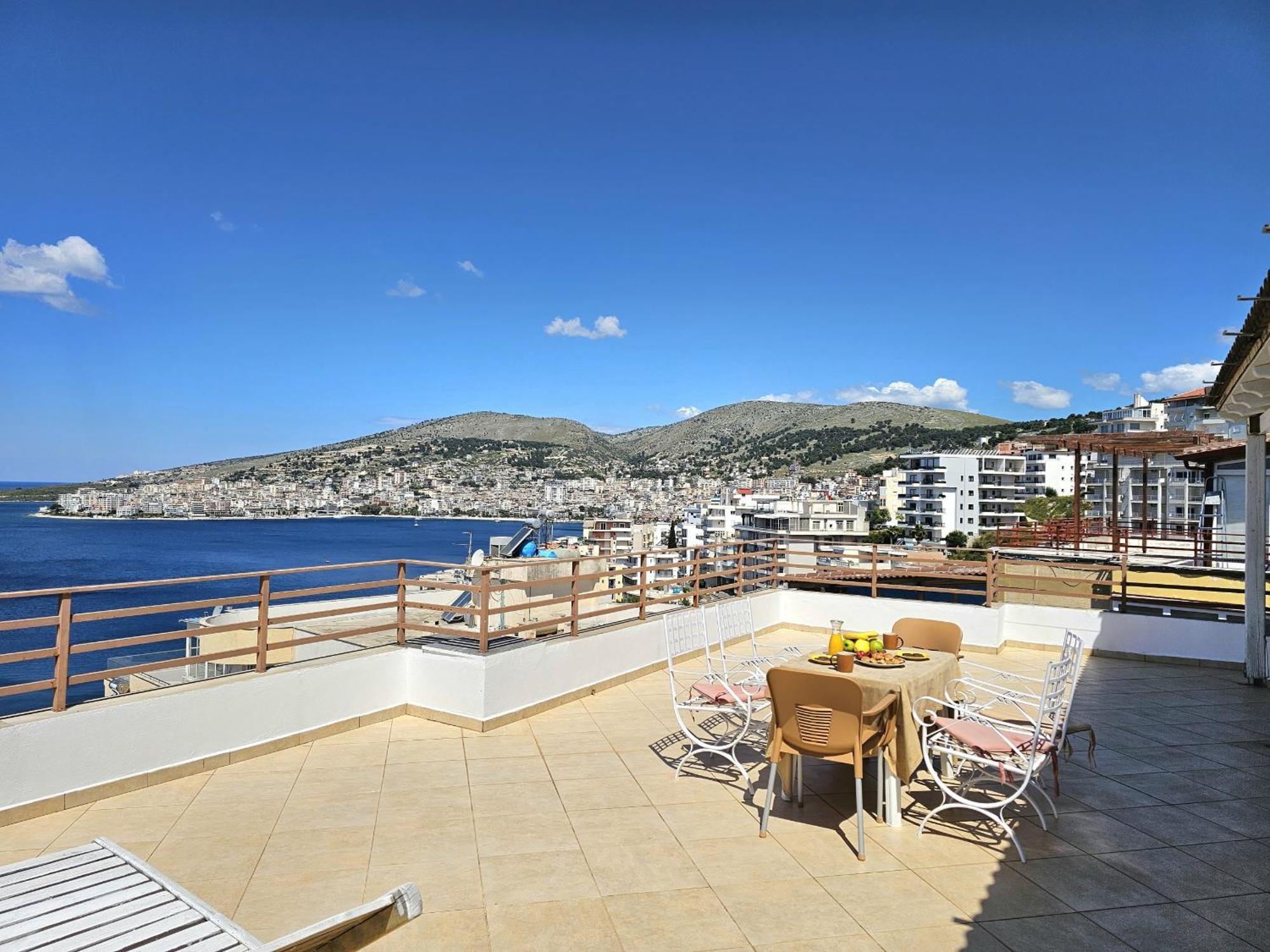 Sunset Penthouse Apartment Sarande Exterior photo